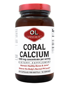 Coral Calcium 1 G By Olympian Labs - 270 CP