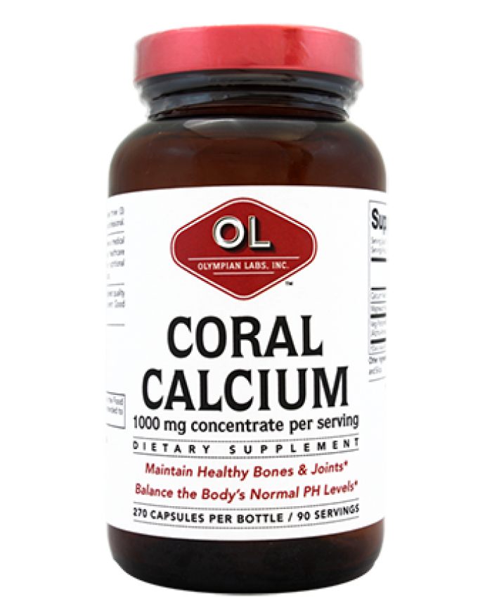 Coral Calcium 1 G By Olympian Labs - 270 CP