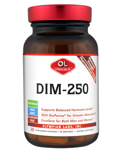 DIM 250 Mg By Olympian Labs - 30 Capsules