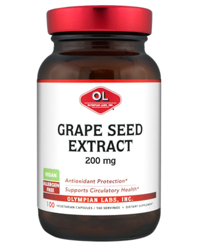 Grape Seed Extract 200 Mg By Olympian Labs - 100 Capsules