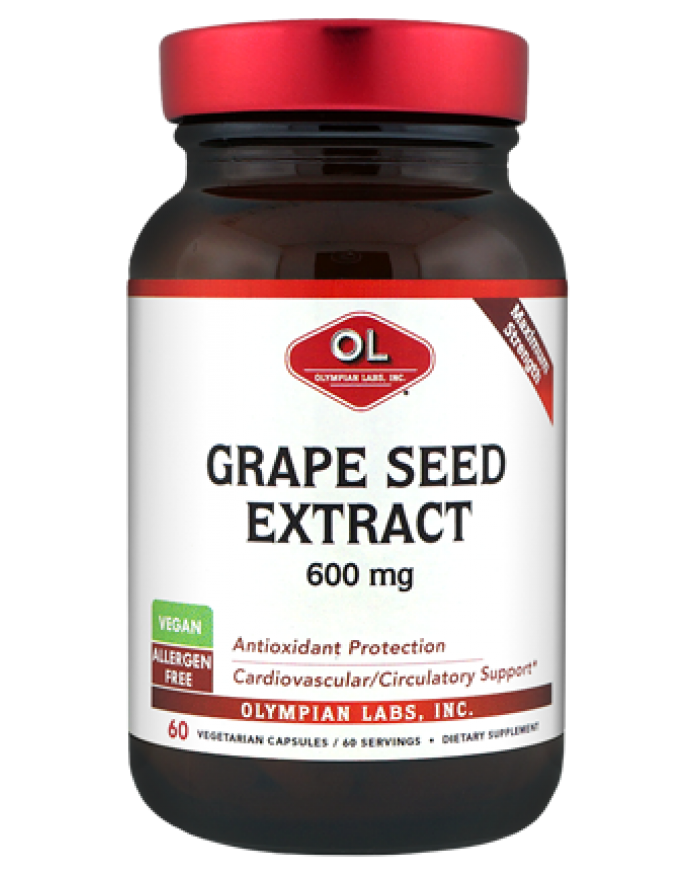 Grape Seed Extract 600 Mg By Olympian Labs - 60 Capsules