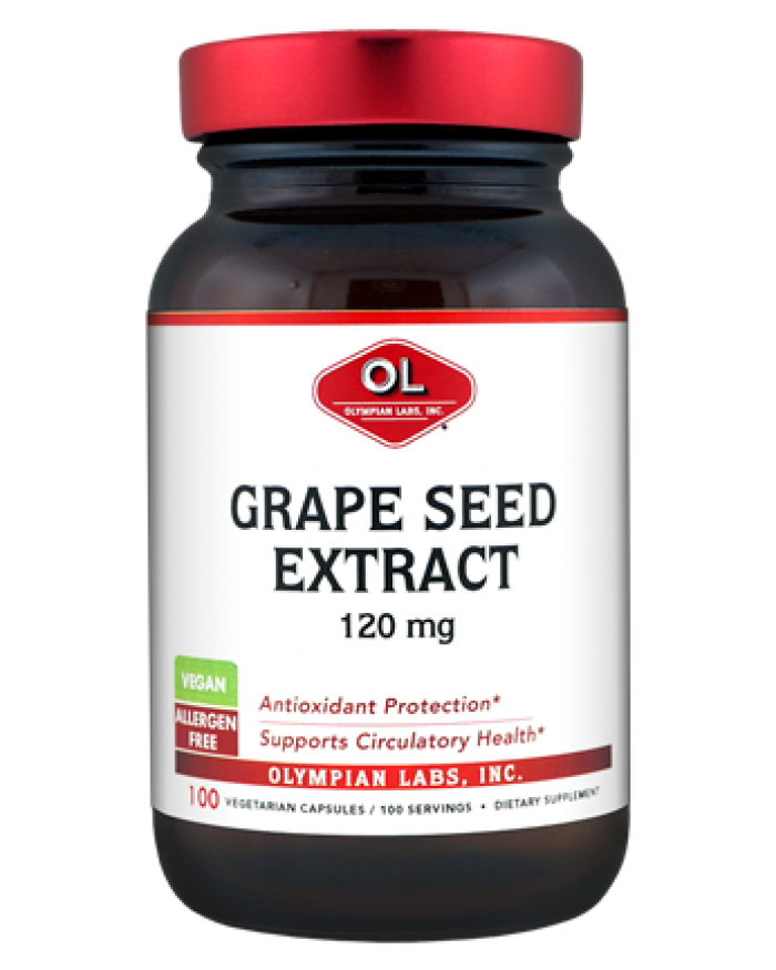 Grape Seed Extract 120 Mg By Olympian Labs - 100 Capsules