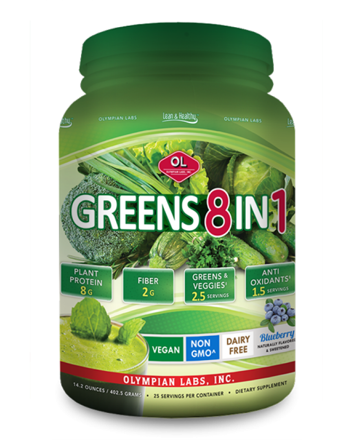 Greens Protein 8 & 1 15 G By Olympian Labs - 365 GM