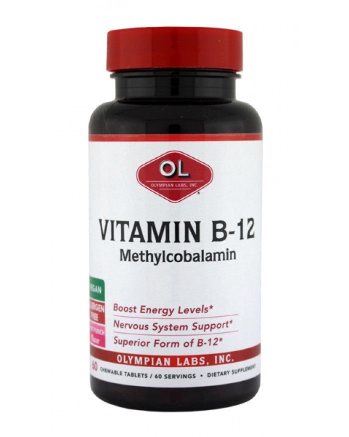 Vitamin B-12, Mighty Methyl 500 Mcg By Olympian Labs - 60 TB