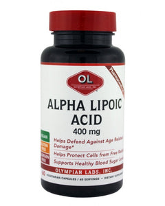 Alpha Lipoic Acid 400 Mg By Olympian Labs - 60 Capsules