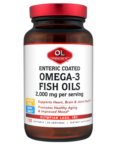 Omega-3 Fish Oil, Enteric 2 G By Olympian Labs - 120 SG