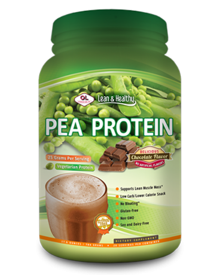 Pea Protein - Chocolate 25 G By Olympian Labs - 784 GM