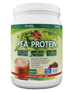 Pea Protein Chocolate Small 25 G By Olympian Labs - 533 GM