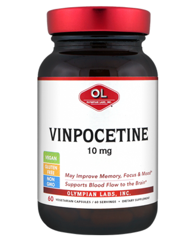 Vinpocetine 10 Mg By Olympian Labs - 60 Capsules