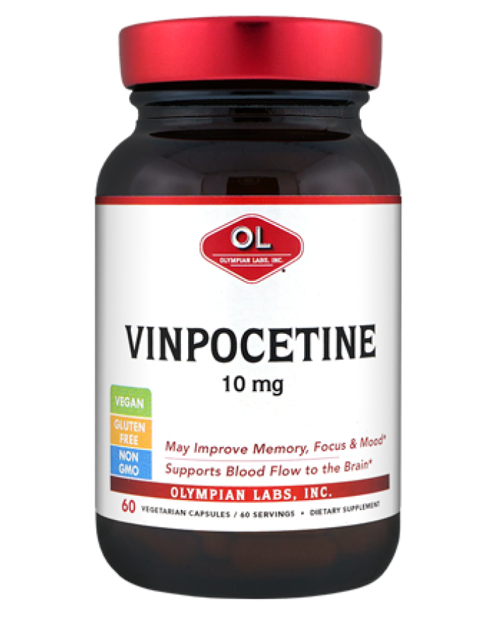 Vinpocetine 10 Mg By Olympian Labs - 60 Capsules