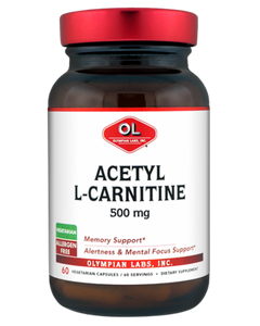 Acetyl L-Carnitine 500 Mg By Olympian Labs - 60 Capsules