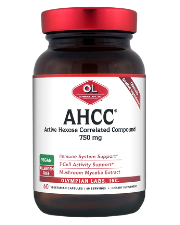 Ahcc 750 Mg By Olympian Labs - 60 Capsules