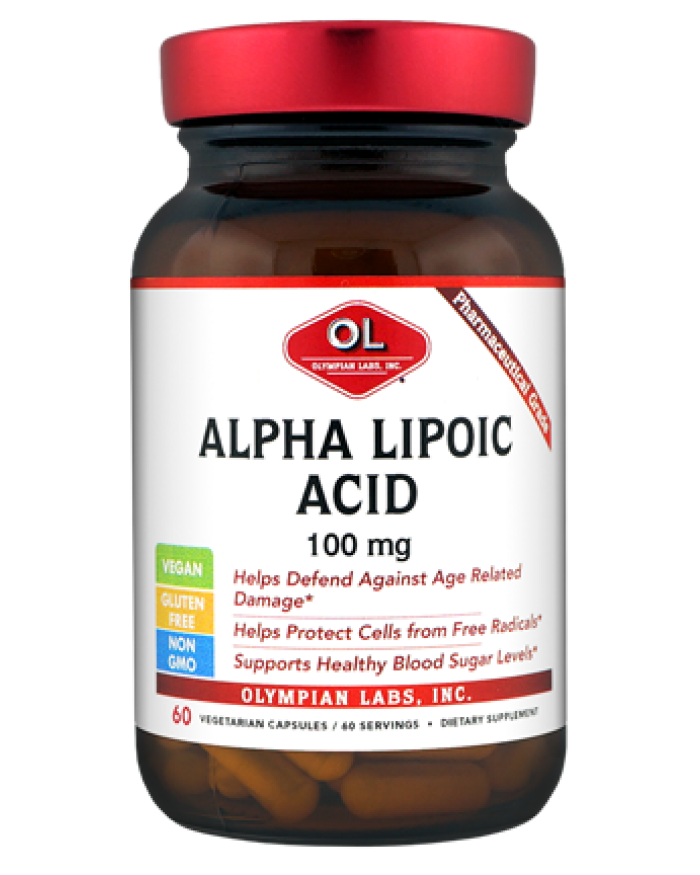 Alpha Lipoic Acid 100 Mg By Olympian Labs - 60 Capsules