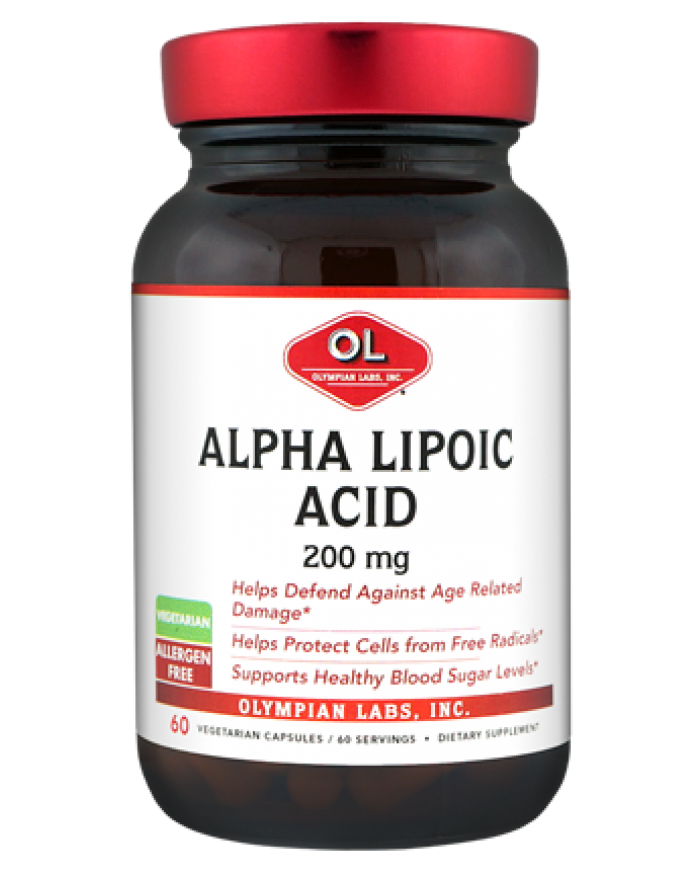 Alpha Lipoic Extra 200 Mg By Olympian Labs - 60 Capsules