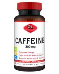 Caffeine 200 mg by Olympian Labs 100 tablets (Best By Date: September 2019)