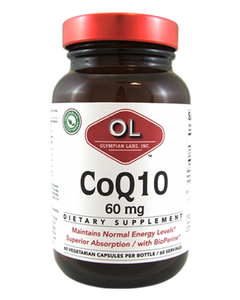 Coq10 60 Mg By Olympian Labs - 60 Capsules