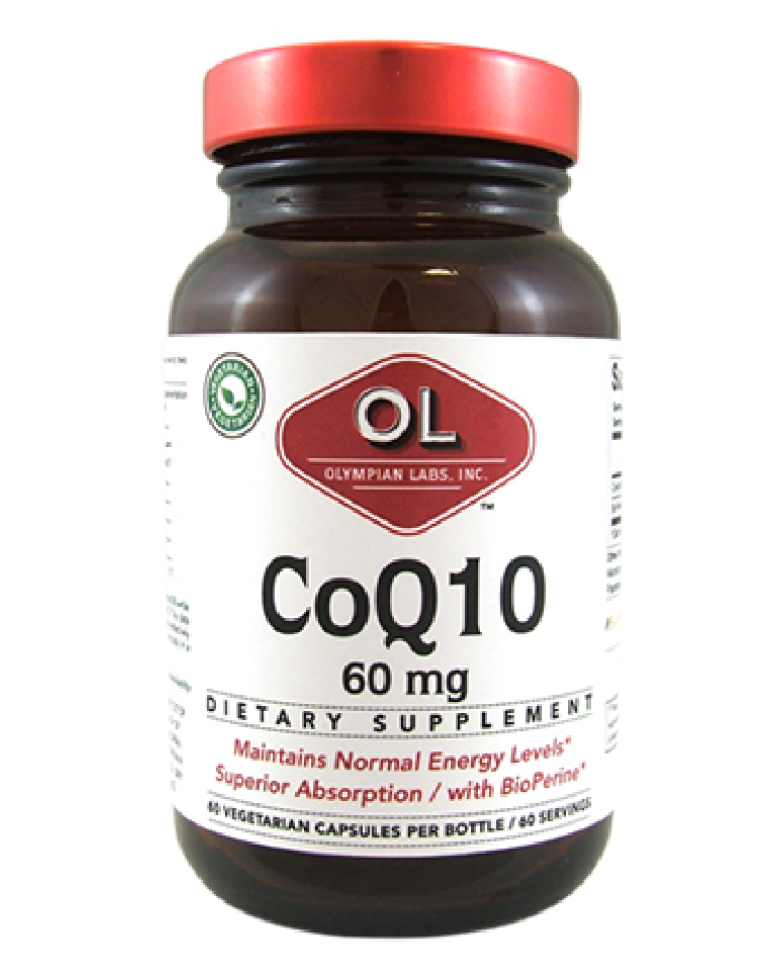 Coq10 60 Mg By Olympian Labs - 60 Capsules