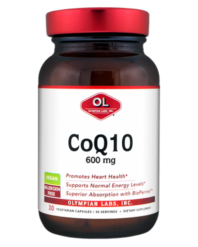 Coq10 600 Mg By Olympian Labs - 30 Capsules