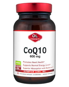 Coq10 600 Mg By Olympian Labs - 30 Capsules