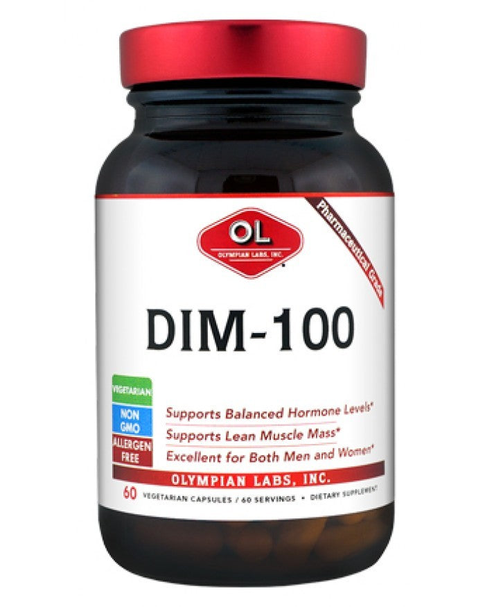 DIM 100 Mg By Olympian Labs - 60 Capsules