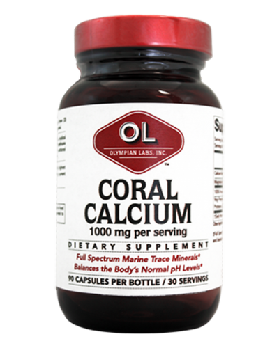 Coral Calcium 1 G By Olympian Labs - 90 CP