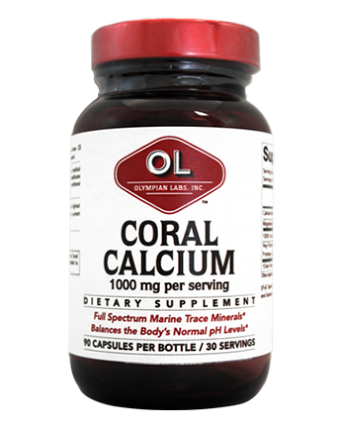 Coral Calcium 1 G By Olympian Labs - 90 CP