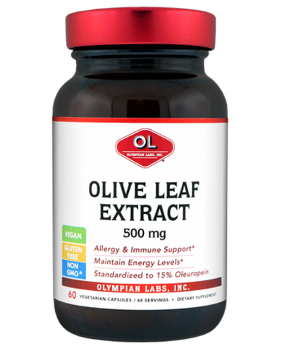 Olive Leaf Extract 500 Mg By Olympian Labs - 60 Capsules