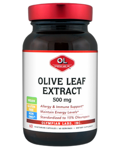 Olive Leaf Extract 500 Mg By Olympian Labs - 60 Capsules