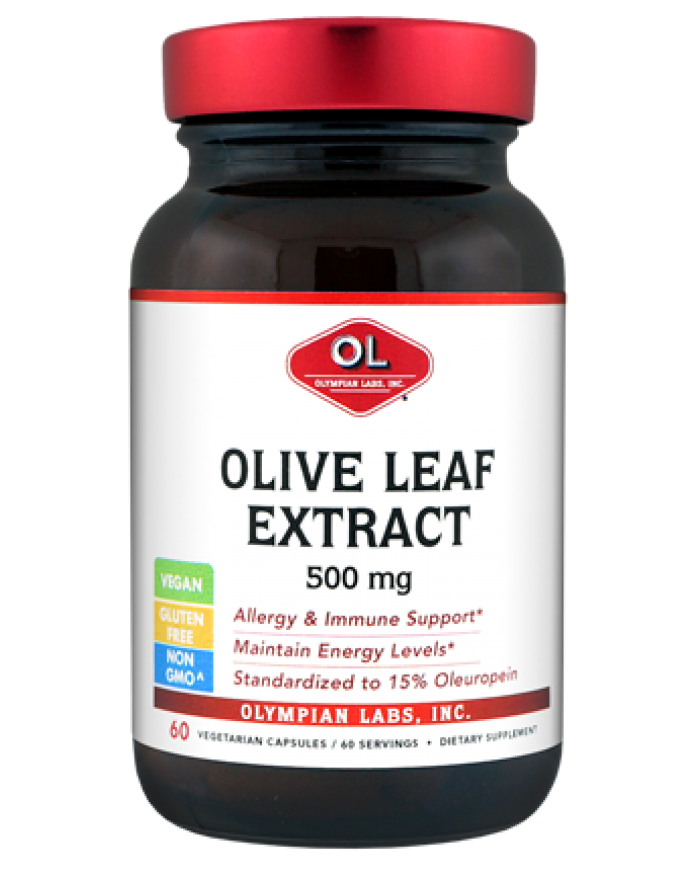 Olive Leaf Extract 500 Mg By Olympian Labs - 60 Capsules