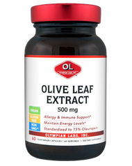 Olive Leaf Extract 500 mg by Olympian Labs 60 capsules (Best By Date: December 2019)