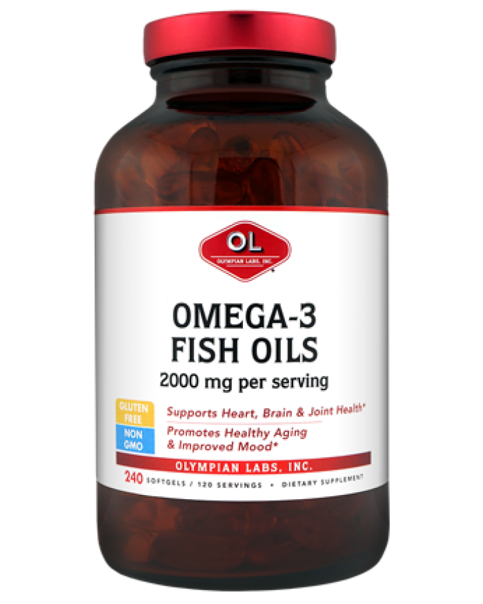 Omega 3 Fish Oils 2 G By Olympian Labs - 240 SG