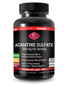 PSN Agmatine Sulfate 500 Mg By Olympian Labs - 60 Capsules