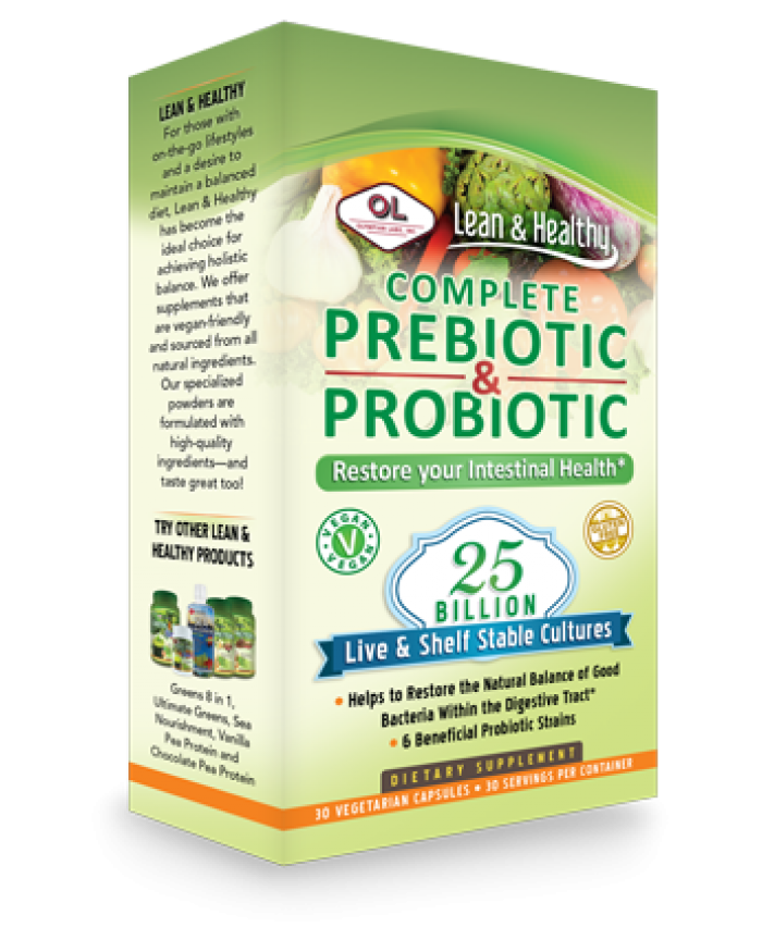 Pre / Probiotic Complete 25 Billion CFU by Olympian Labs 30 Capsules