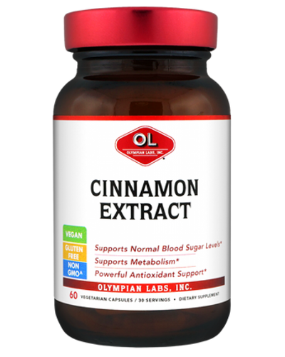 Cinnamon Extract 500 Mg By Olympian Labs - 60 Capsules