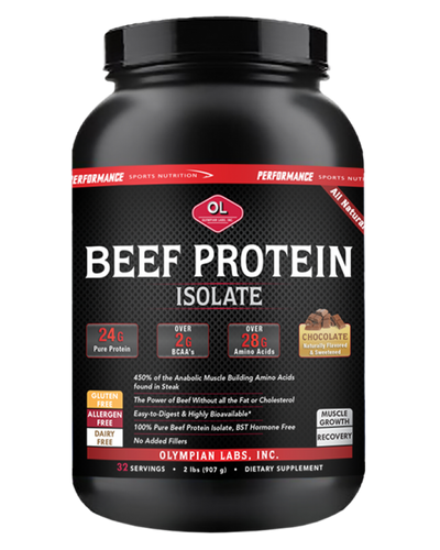 PSN Beef Protein 24 g By Olympian Labs - 2 LB