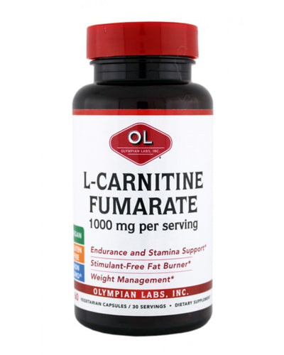 L-Carnitine 1 G By Olympian Labs - 60 Capsules