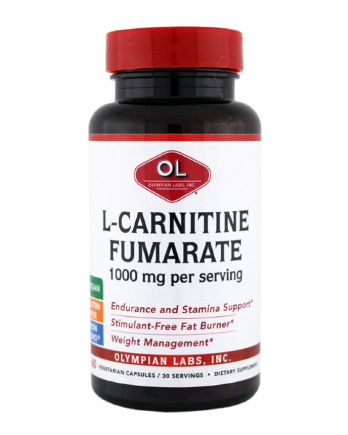 L-Carnitine 1 G By Olympian Labs - 60 Capsules