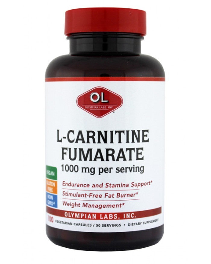 L-Carnitine 1 G By Olympian Labs - 100 Capsules