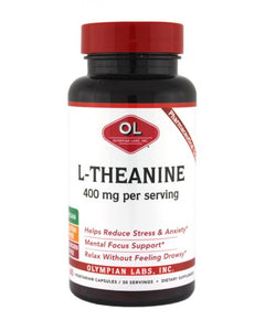 L-Theanine 400 Mg By Olympian Labs - 60 Capsules