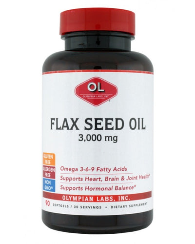 Flax Seed Oil 3 G By Olympian Labs - 90 SG