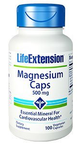 Magnesium Caps 500 mg by Life Extension ( LifeExtension ) 100 vege capsules