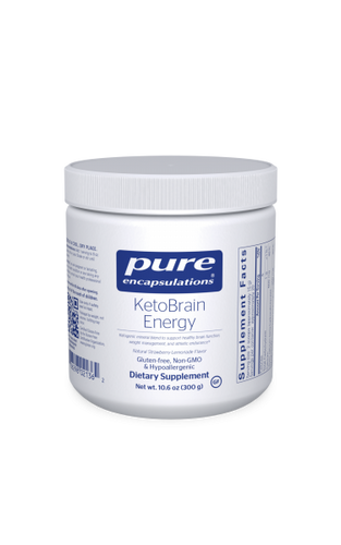 KetoBrain Energy by Pure Encapsulations 300g (Best By Date: March 2020)