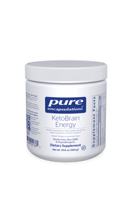 KetoBrain Energy by Pure Encapsulations 300g (Best By Date: March 2020)