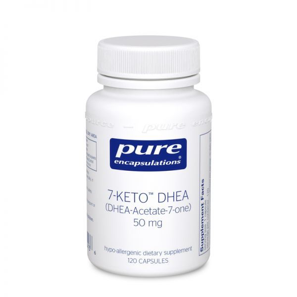7-Keto DHEA 50mg by Pure Encapsulations 60 capsules (Best By Date: April 2019)