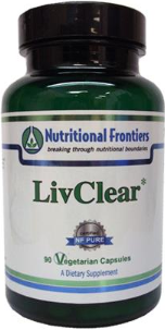 LivClear by Nutritional Frontiers 90 Vege Capsules