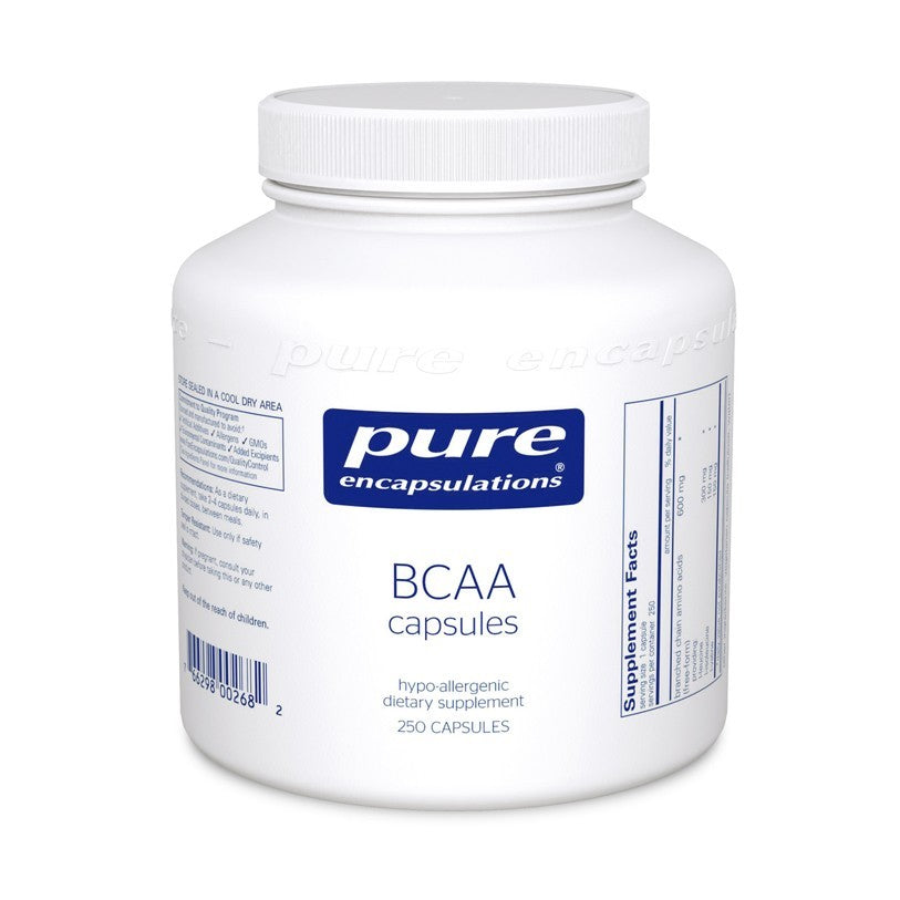 BCAA Capsules 250's - 250 capsules by Pure Encapsulations