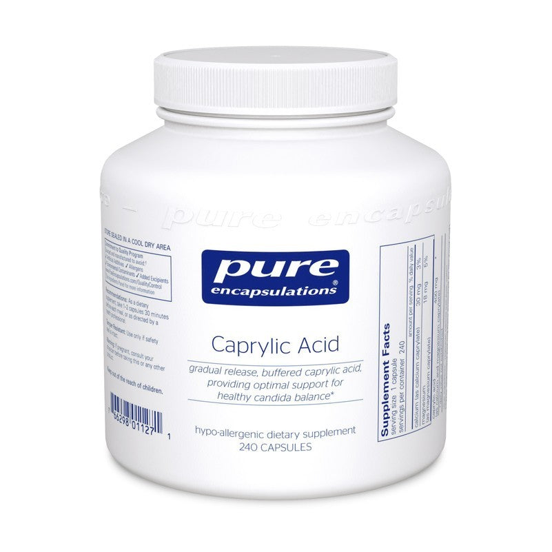 Caprylic Acid 240's - 240 capsules by Pure Encapsulations