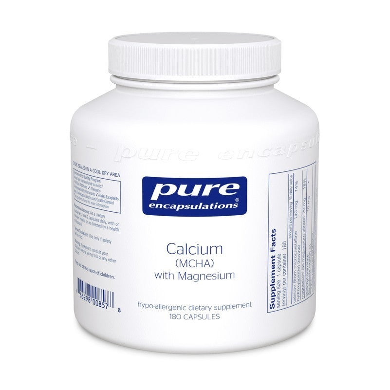 Calcium (MCHA) with Magnesium 180's - 180 capsules by Pure Encapsulations