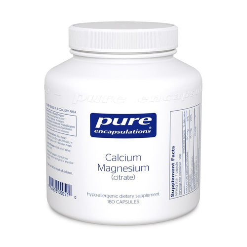 Calcium/Magnesium (citrate) 180's - 180 capsules by Pure Encapsulations