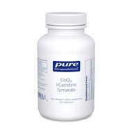 CoQ10 l-Carnitine Fumarate by Pure Encapsulations 120 capsules (Best By Date: February 2020)